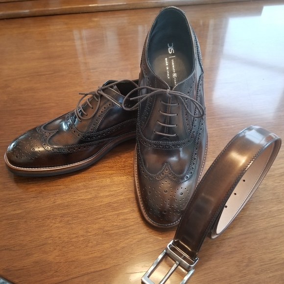 Tomato Cardullo's dress shoes with matching belt - Picture 2 of 8